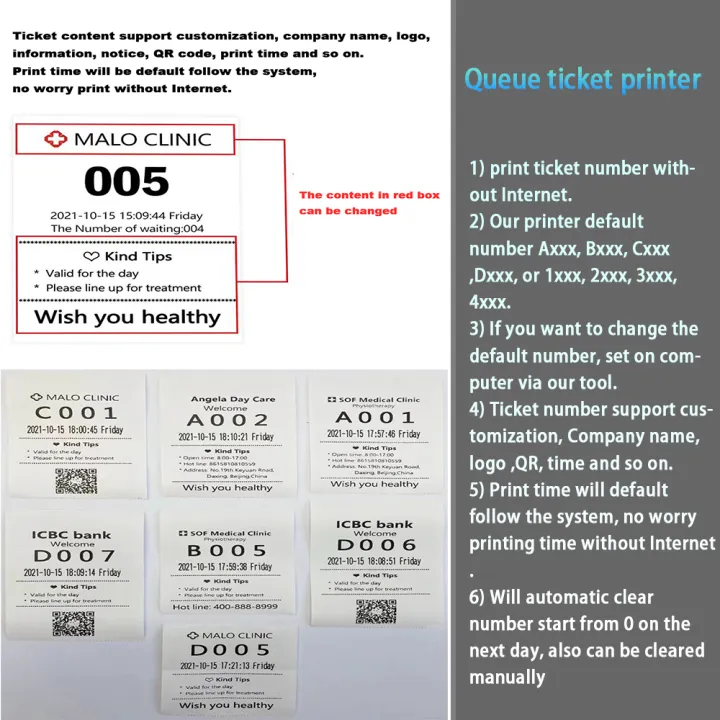 Soonpos 80mm Queue Ticket Ther - Commercial Printing Inc review and price