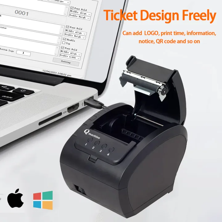 Soonpos 80mm Queue Ticket Ther - Commercial Printing Inc review and price