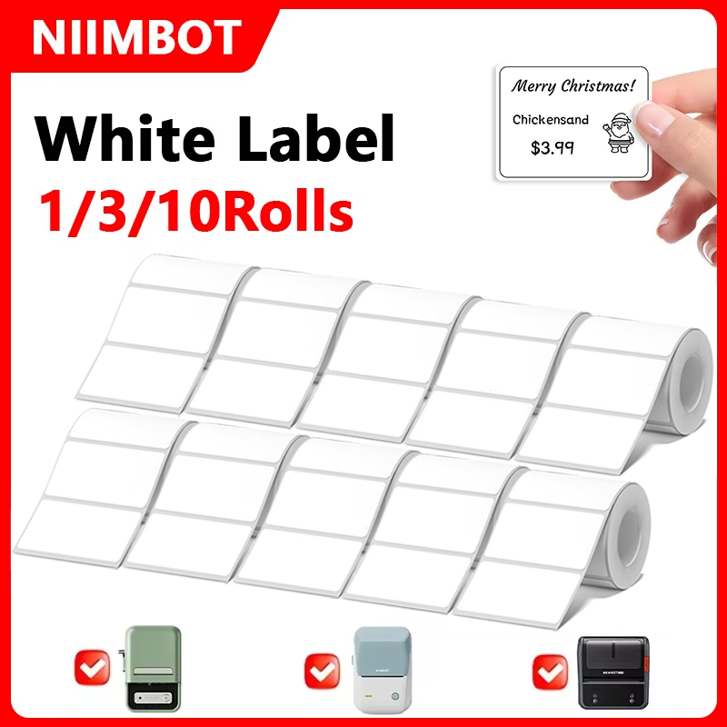 Niimbot 1/3/10 Rolls White The - Commercial Printing Inc review and price