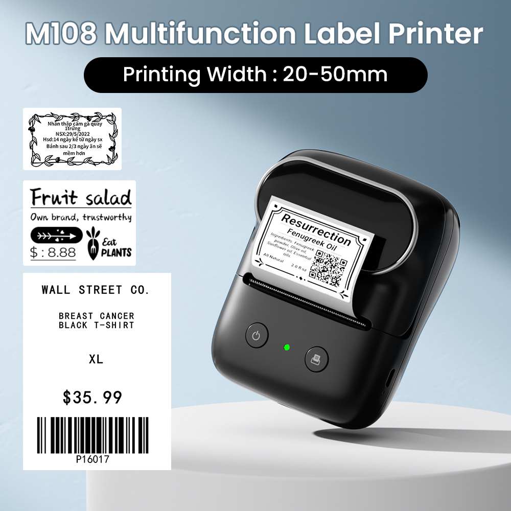 Phomemo M108 Portable Label Pr - Commercial Printing Inc review and price