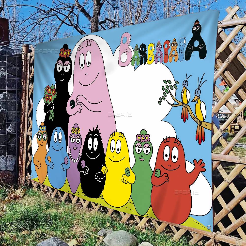 Cute Cartoon Les Barbapapa Fam - Commercial Printing Companies review and price